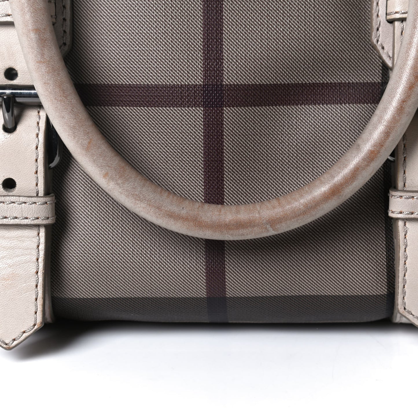 Smoked Check Small Chester Bowling Bag Trench