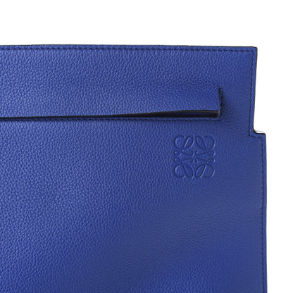Loewe Calfskin T Pouch Bag Blue 9 of 9
