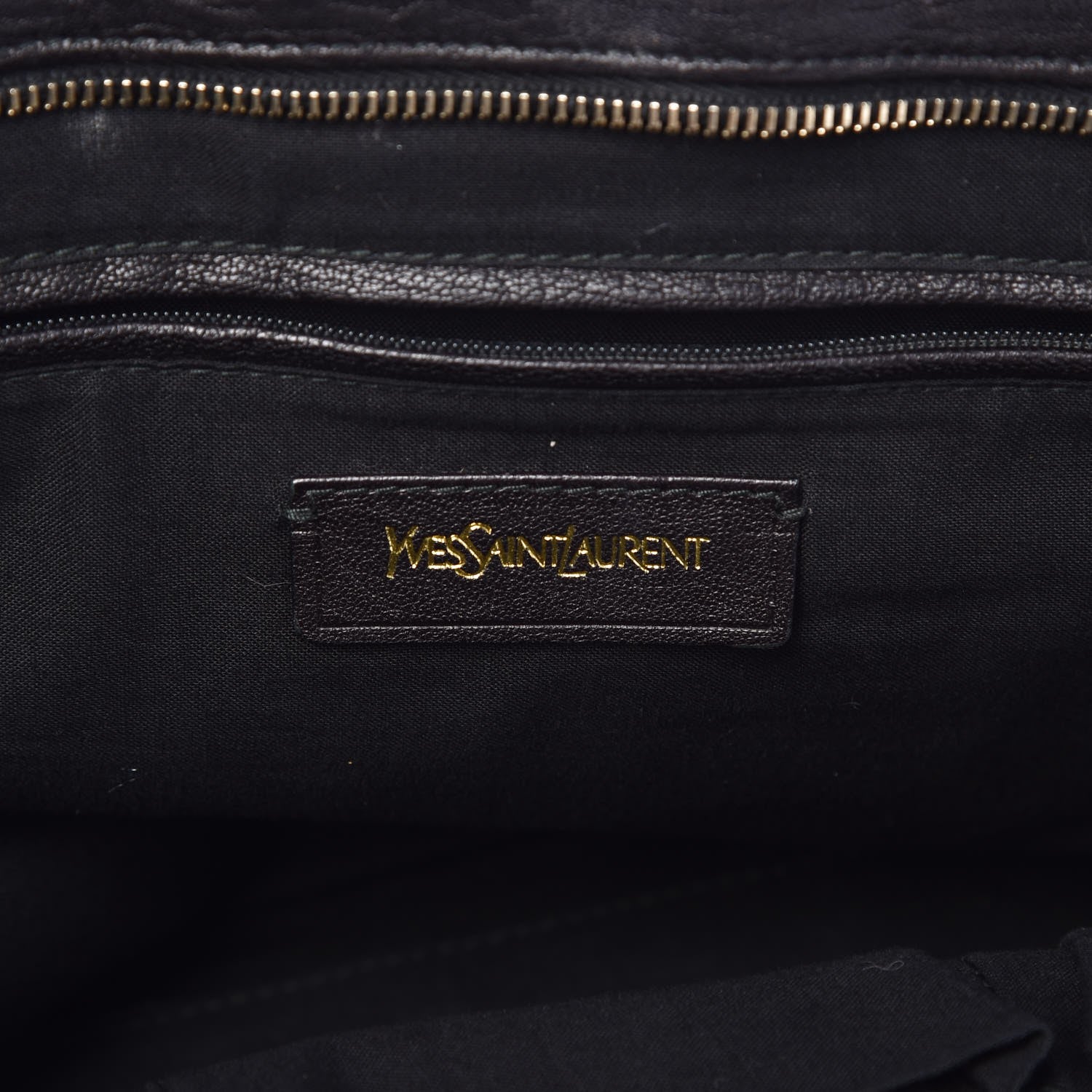 Saint Laurent Sheepskin Large Cabas ChYc Black 6 of 7