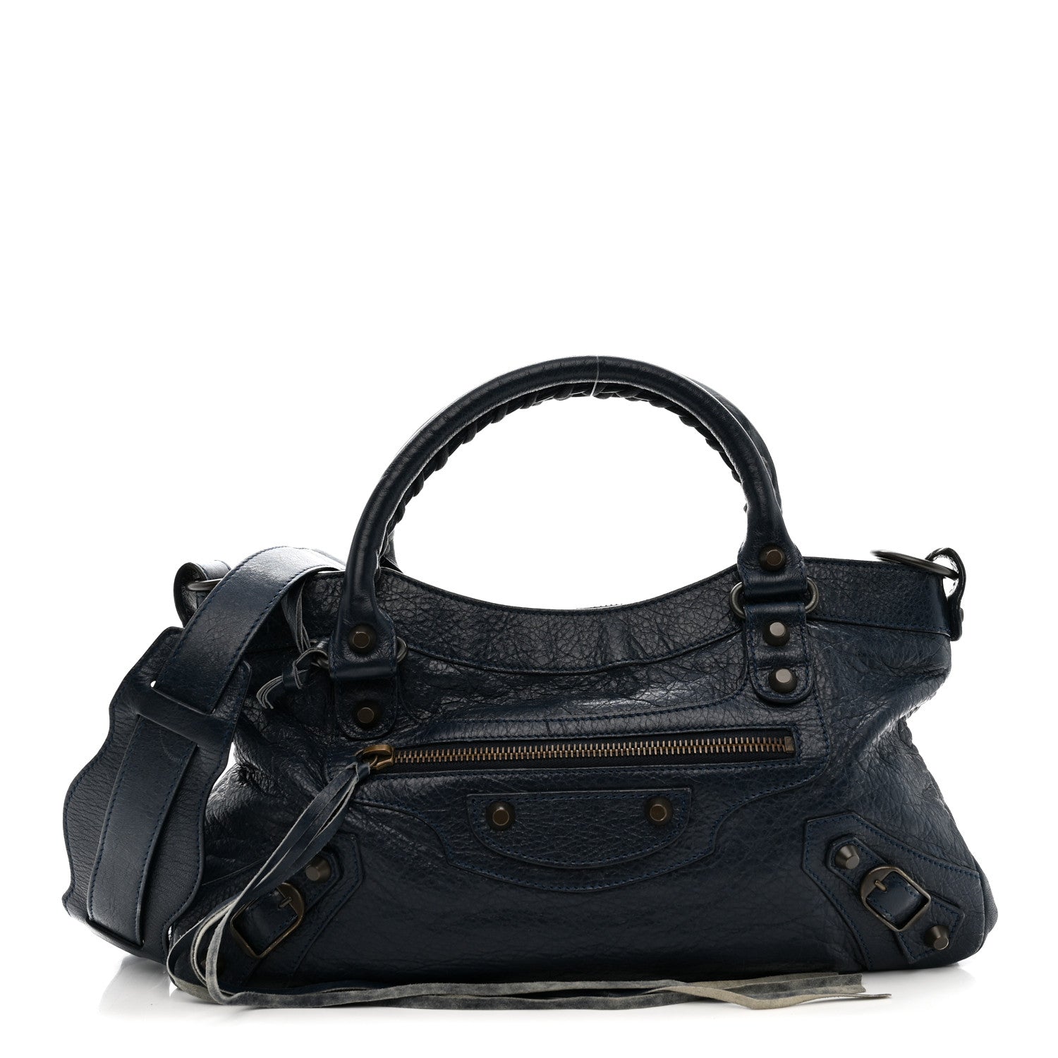 Balenciaga Agneau Classic Hardware First Bleu Obscur 1 of 12