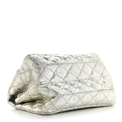 Chanel Metallic Aged Calfskin Striped Accordion Reissue 2.55 Mini Flap 4 of 18