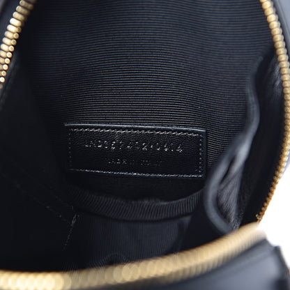 Saint Laurent Calfskin Matelasse Small Monogram Bubble Crossbody Black 7 of 11