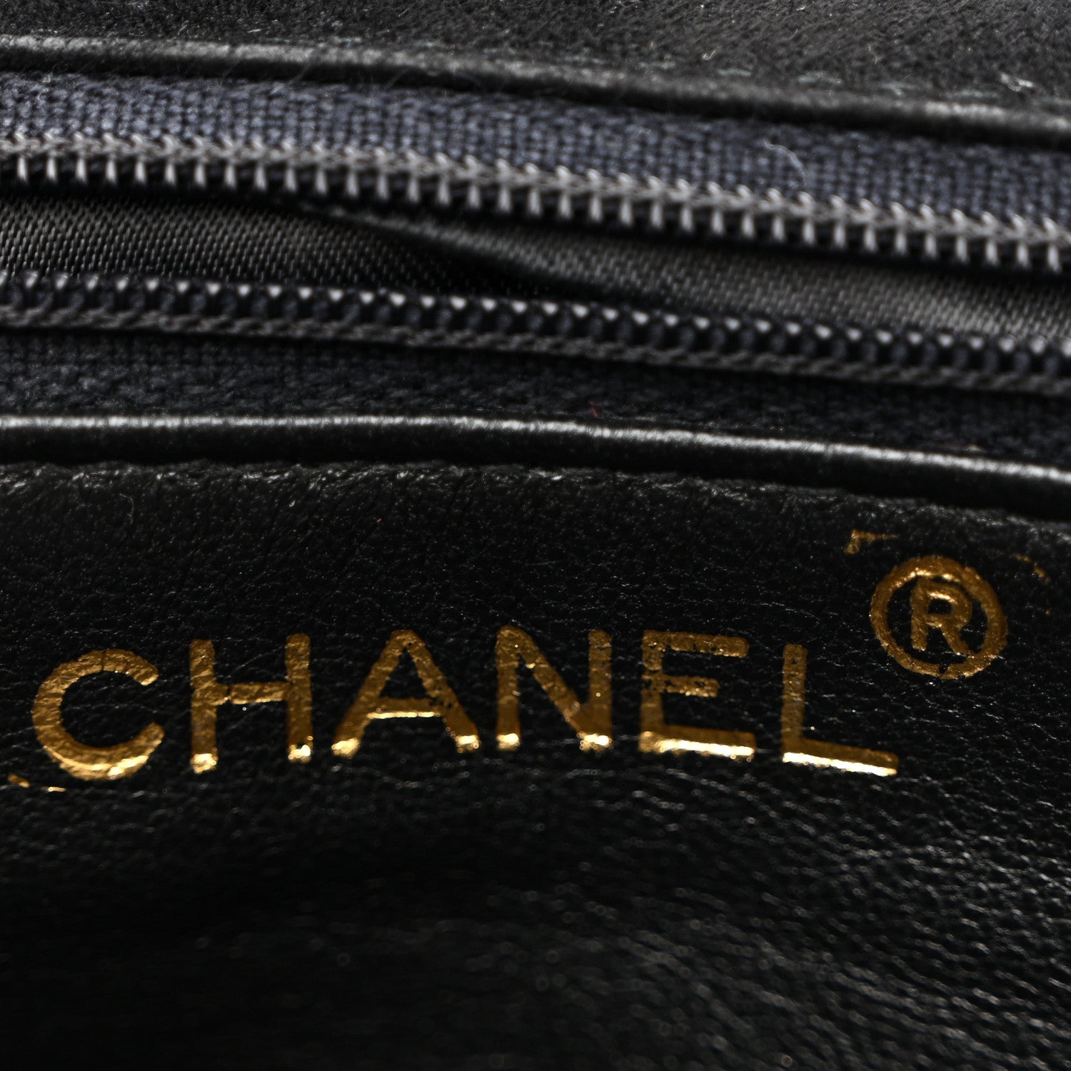 Chanel Suede Chevron Gripoix Quilted Flap Black 6 of 10