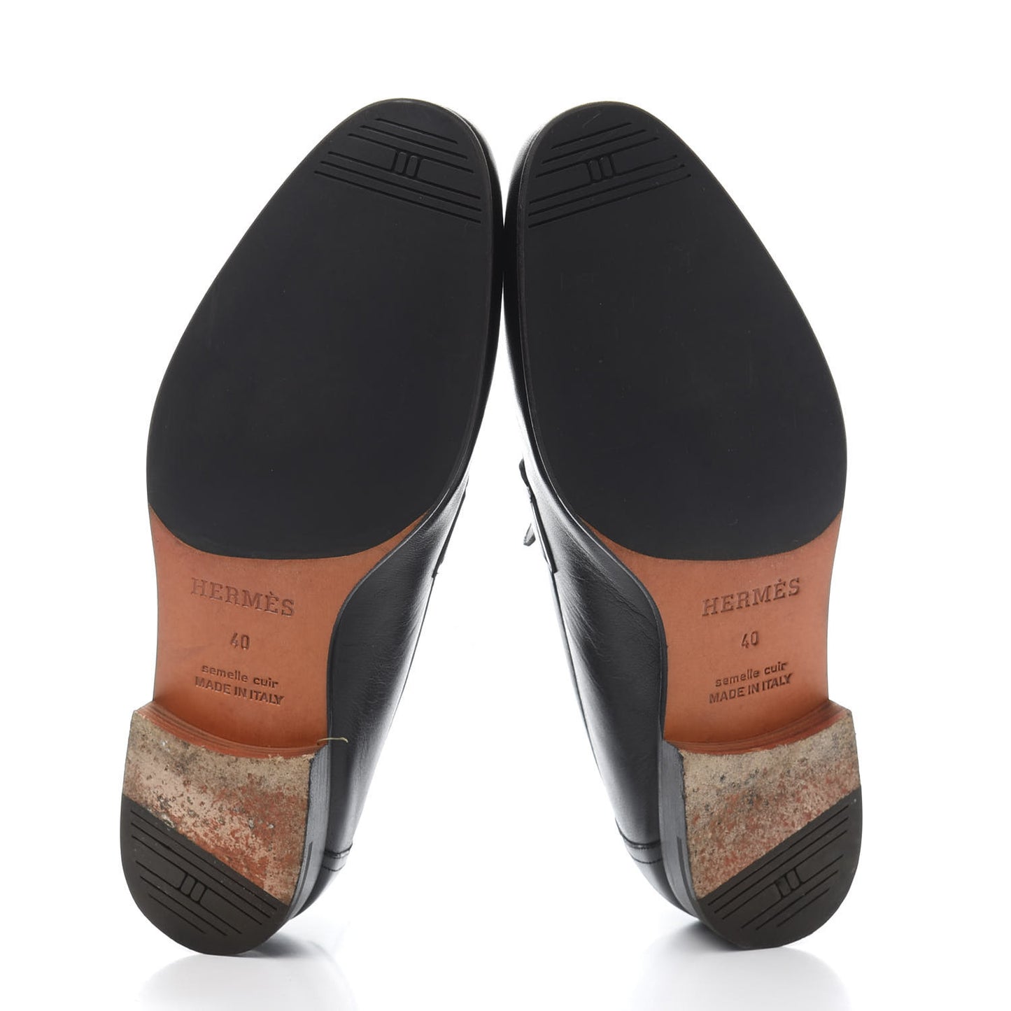 Goatskin Mens Paris Loafers 40 Black