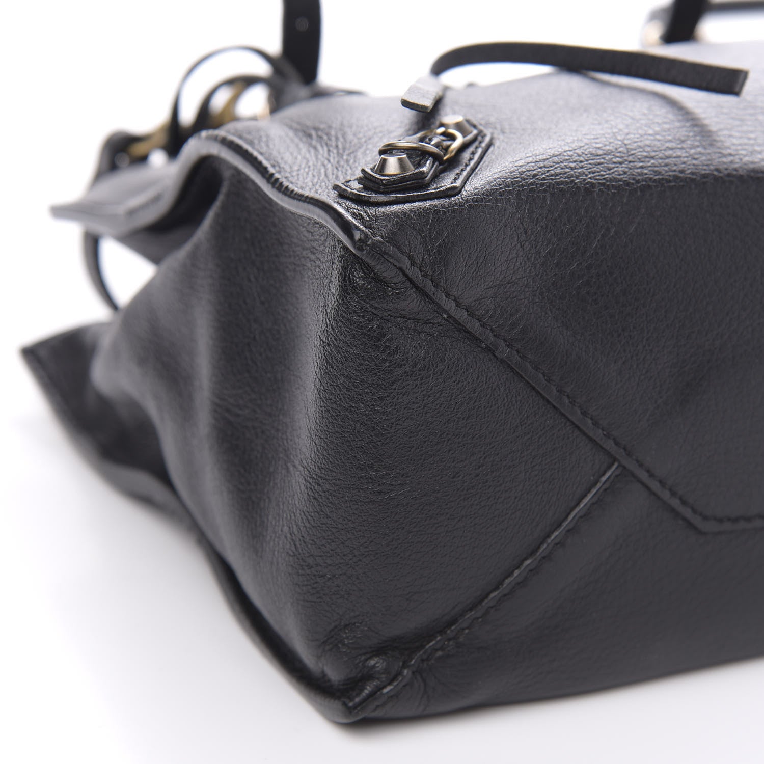 Balenciaga Calfskin Papier Mini A4 Tote Black 8 of 13