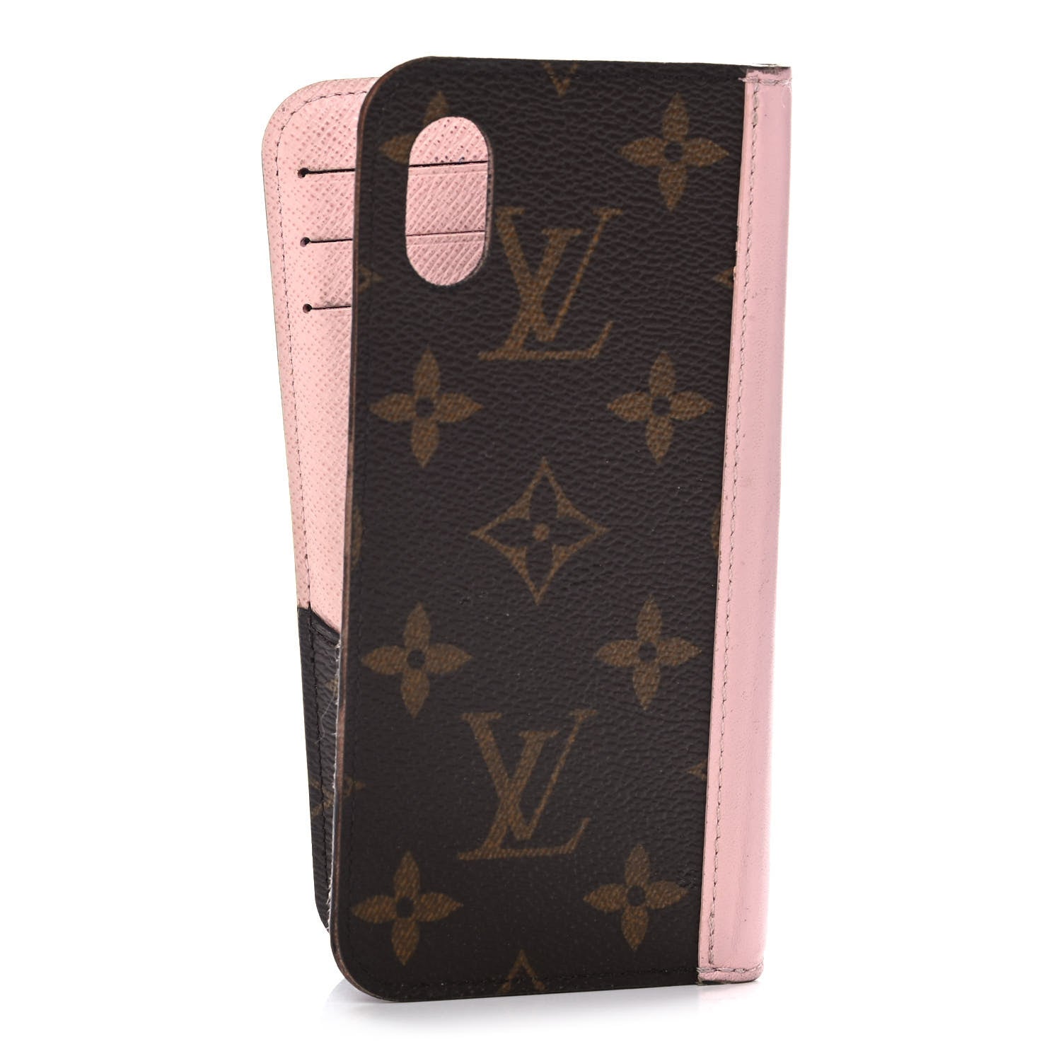 新品LOUIS VUITTON iPhone XsMax ケース Louis Vuitton Monogram iPhone XS Max Folio Case Rose Ballerine