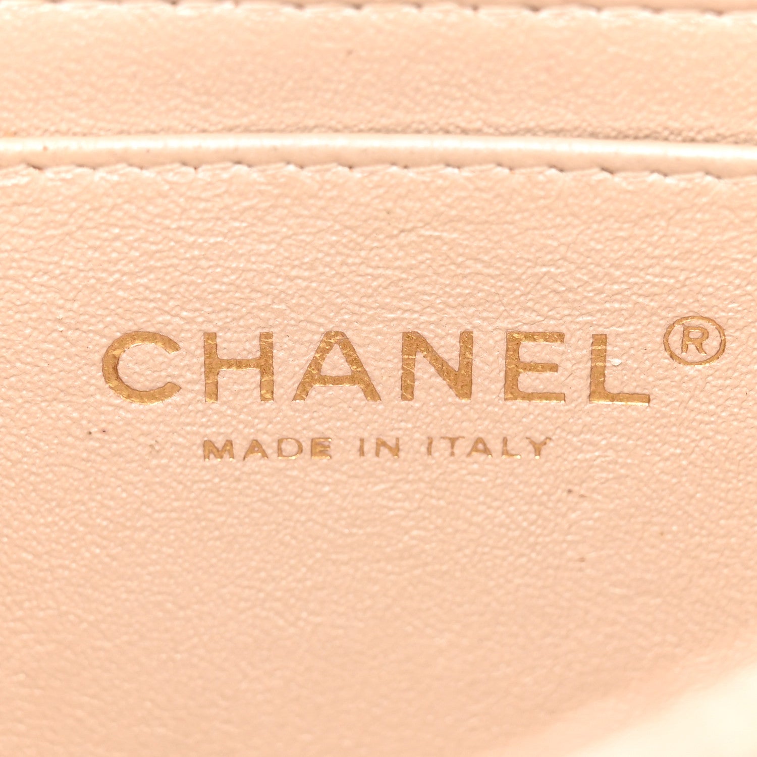 Chanel Pearly Caviar Quilted Mini Rectangular Flap Beige 5 of 26