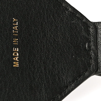 Fendi Ribbon Vitello Seta FF 1974 Adjustable Strap You Fango Marrone Black 9 of 9
