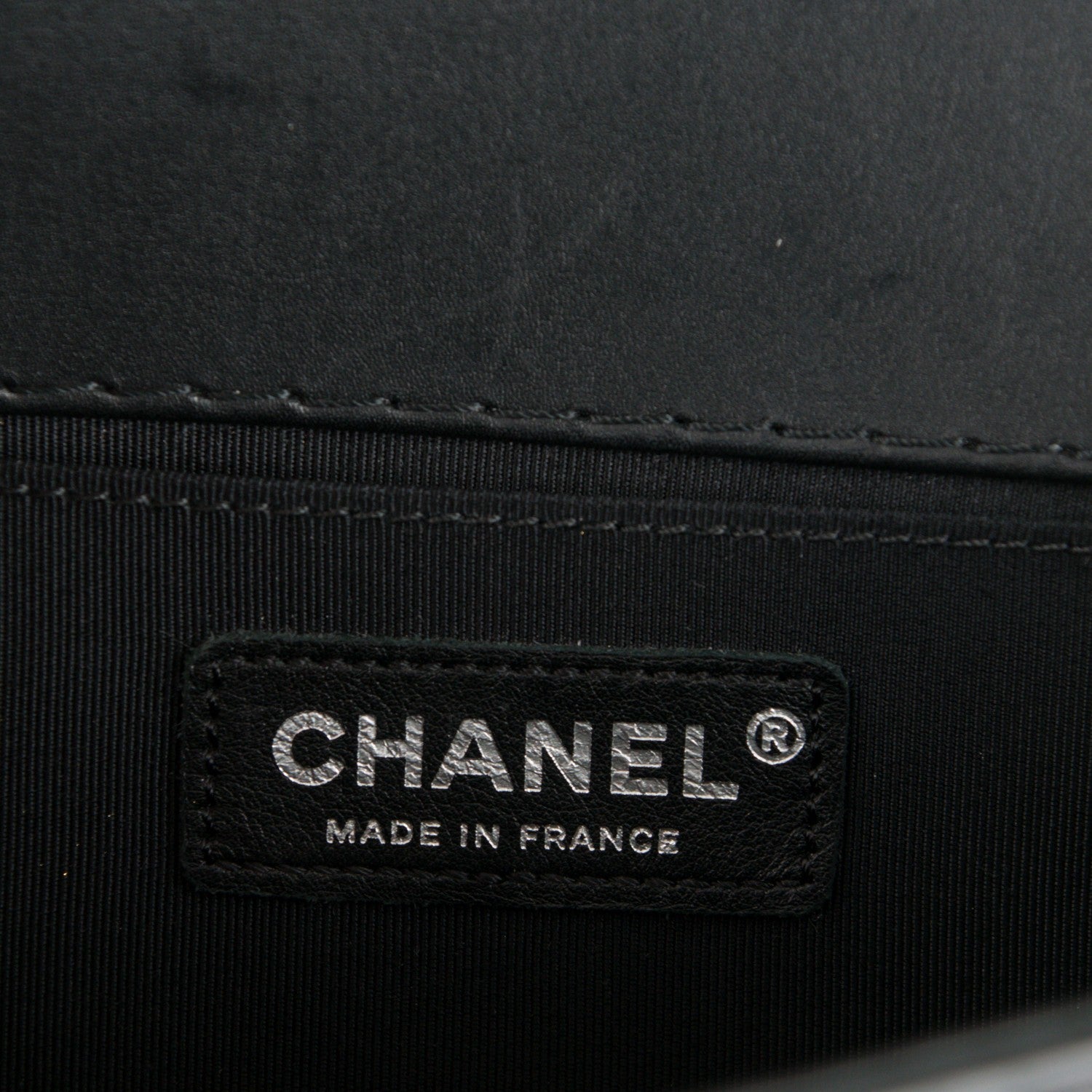 Chanel Lambskin Stitch Medium Boy Flap Black 8 of 9