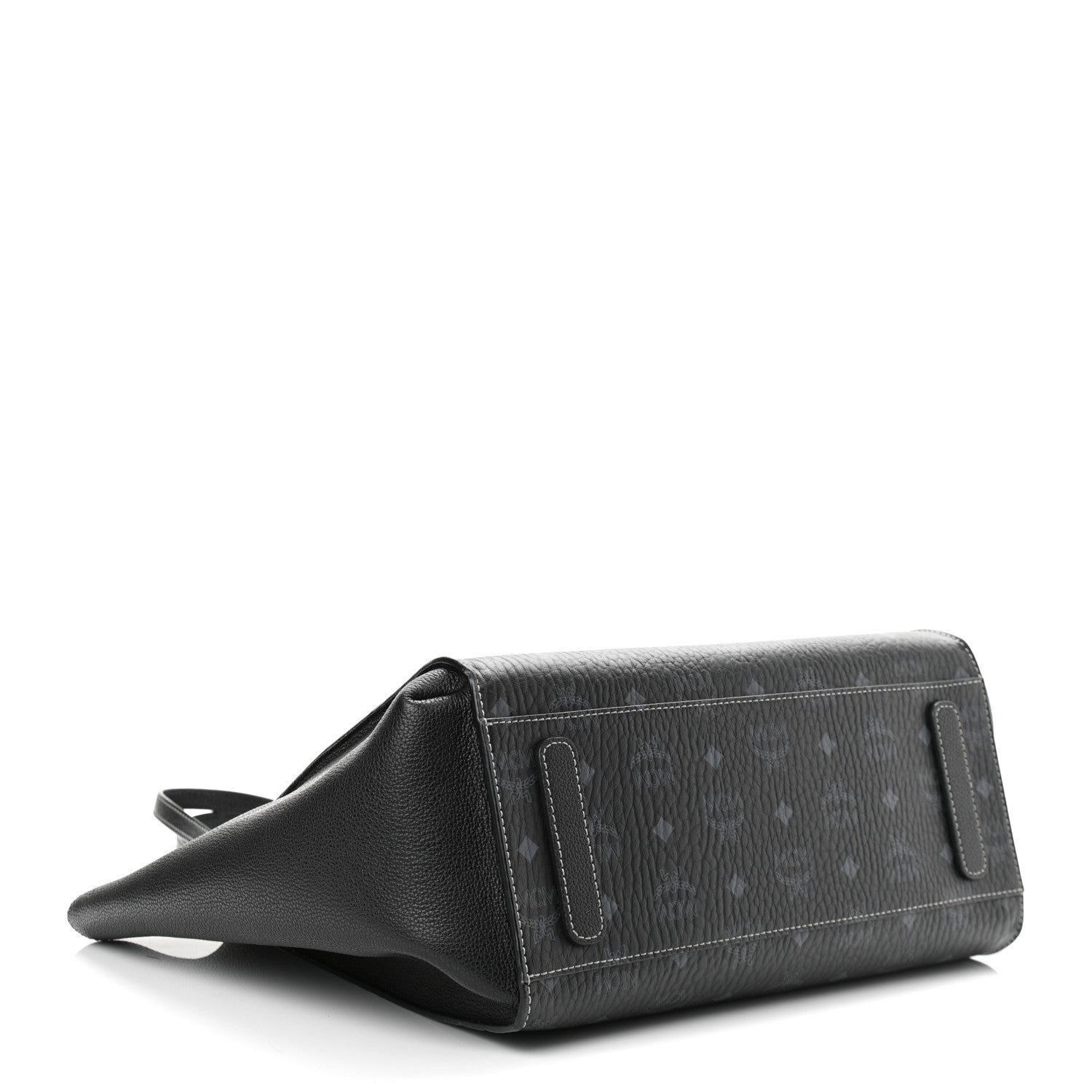 MCM Visetos Large Luisa Shopper Tote Black 4 of 10