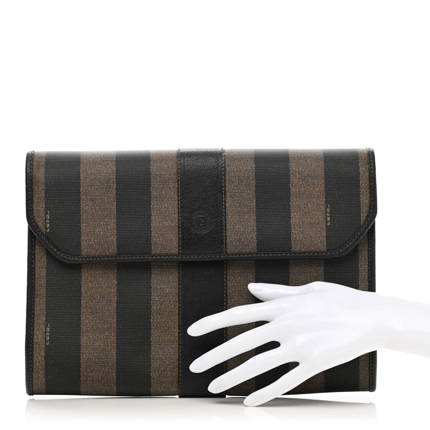 Pequin Fold Over Clutch Tobacco