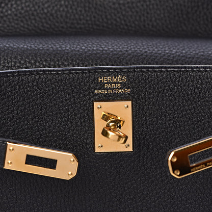 Hermes Togo Kelly Retourne 25 Black 15 of 33