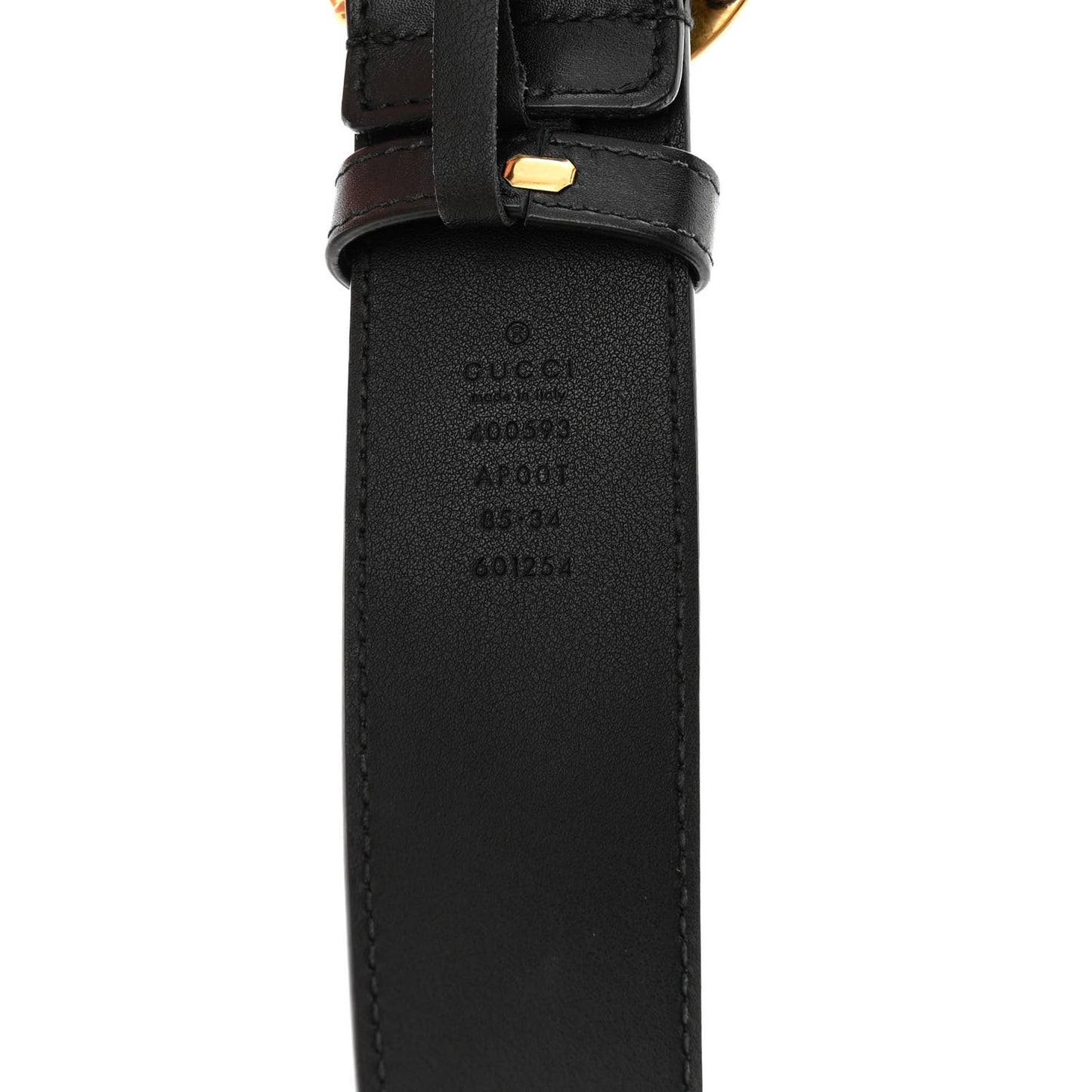 Calfskin Double G 40mm Belt 85/34 Black