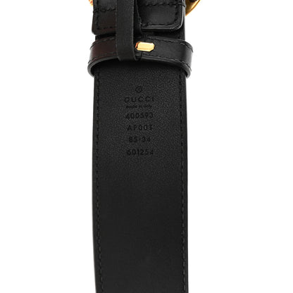 Gucci Calfskin Double G 40mm Belt 85/34 Black 3 of 10