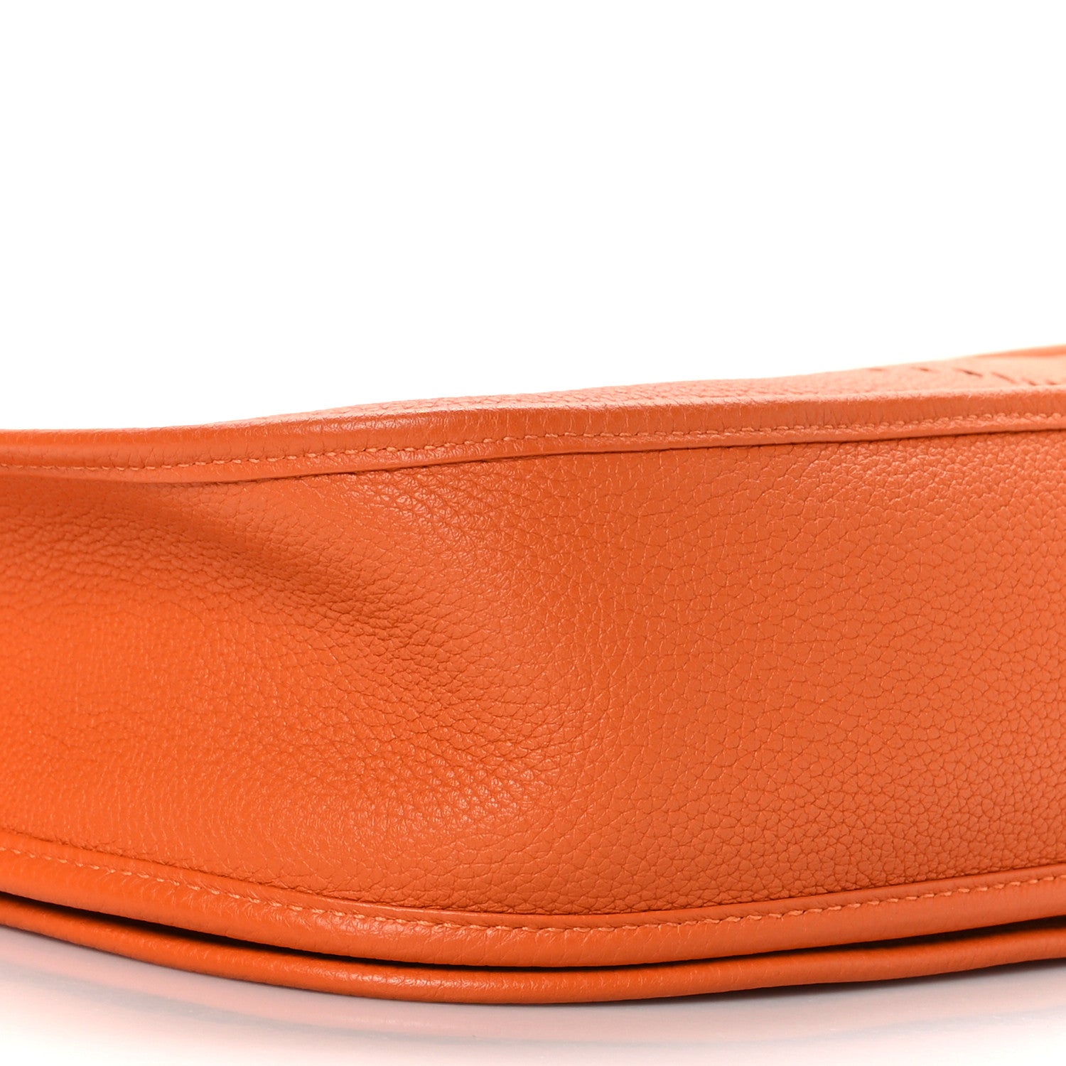 Hermes Taurillon Clemence Evelyne III GM Orange 8 of 10