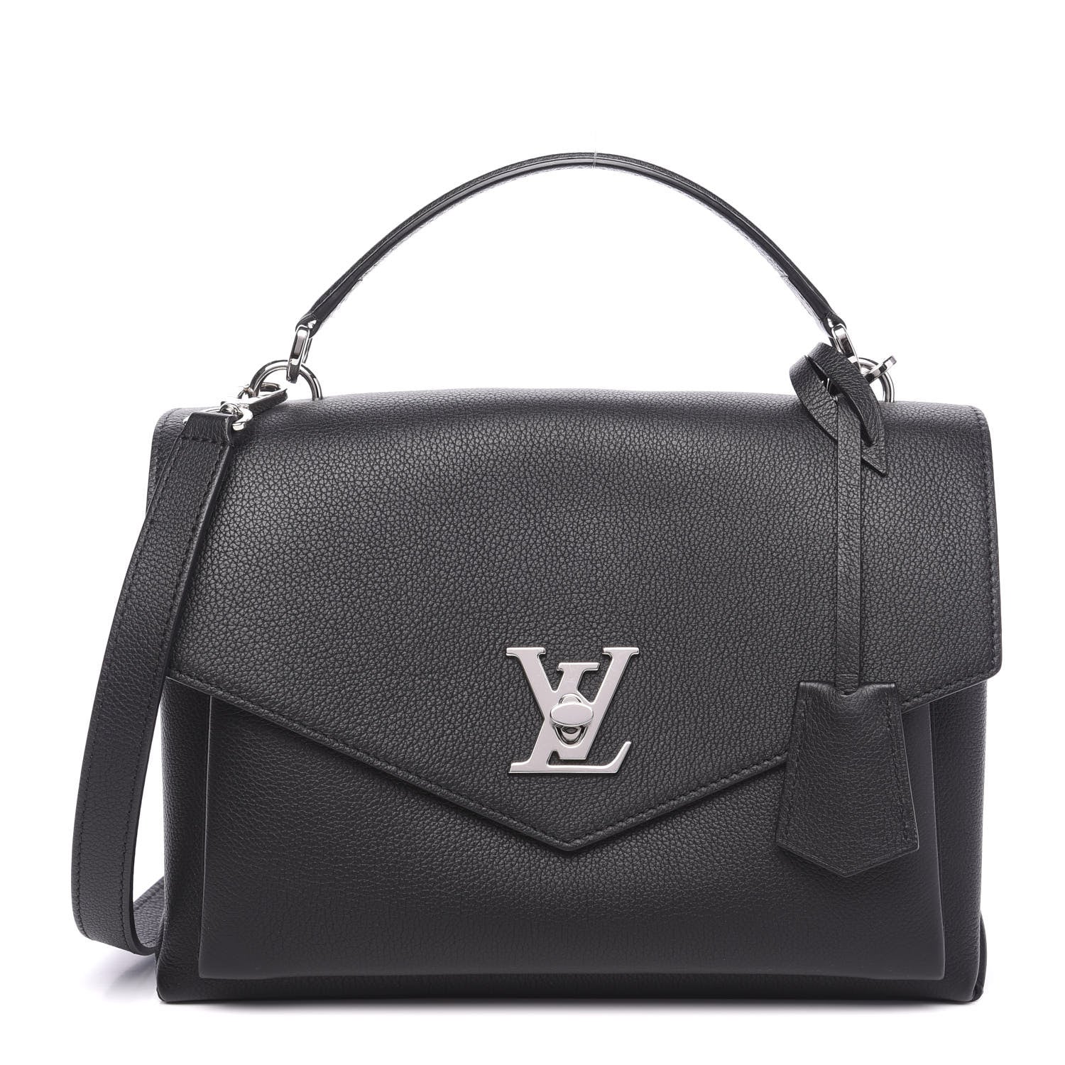 Louis Vuitton Soft Calfskin My Lockme Top Handle Black 1 of 8