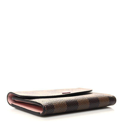 Louis Vuitton Damier Ebene Rosalie Coin Purse Rose Ballerine 4 of 9