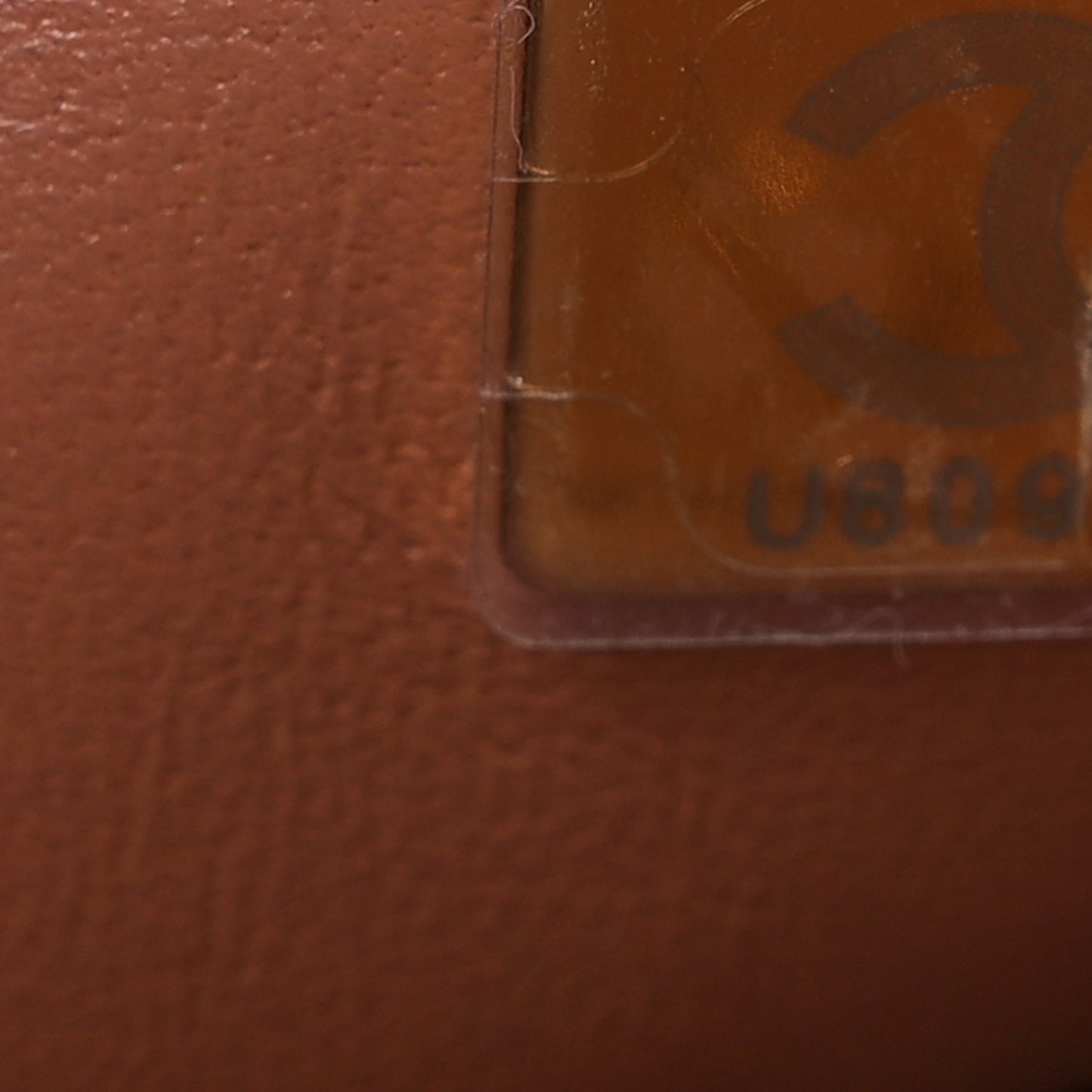 Lambskin Quilted Medium Double Flap Brown