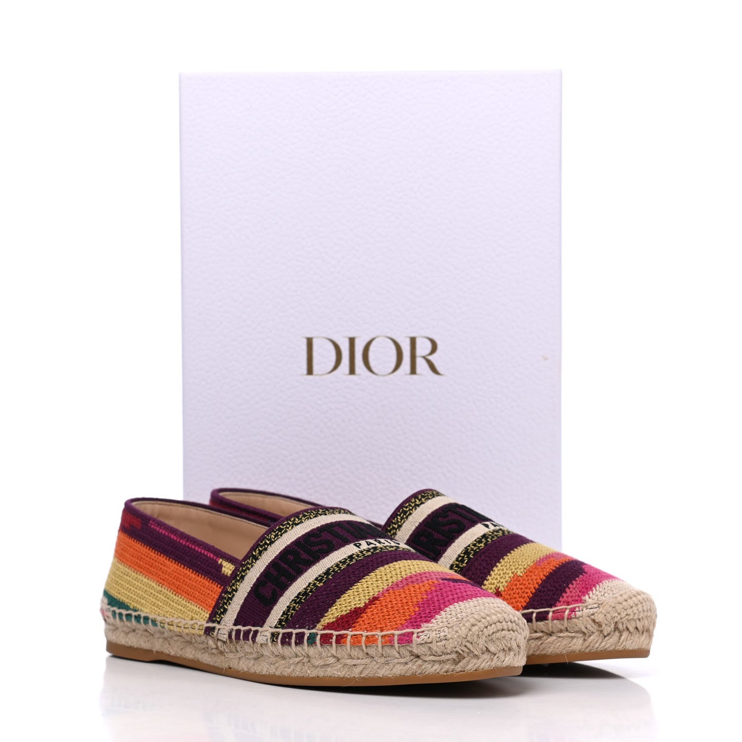 Cotton Embroidered Patchwork Granville Espadrille 38 Multicolor