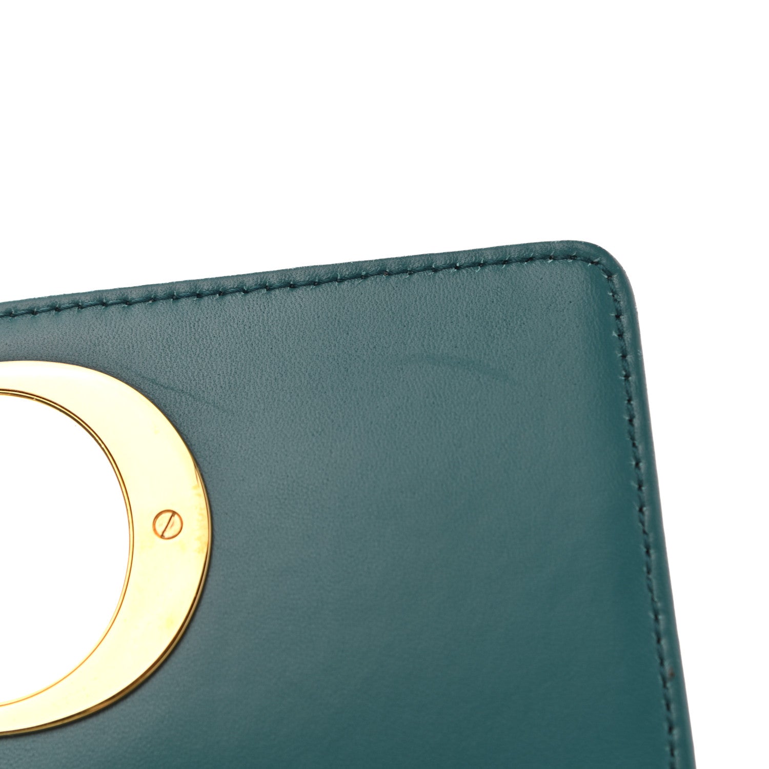 Christian Dior Lambskin Cannage Small Caro Bag Deep Ocean 14 of 14