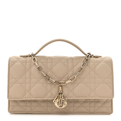 Christian Dior Lambskin Cannage Mini My Dior Bag Sand 1 of 11