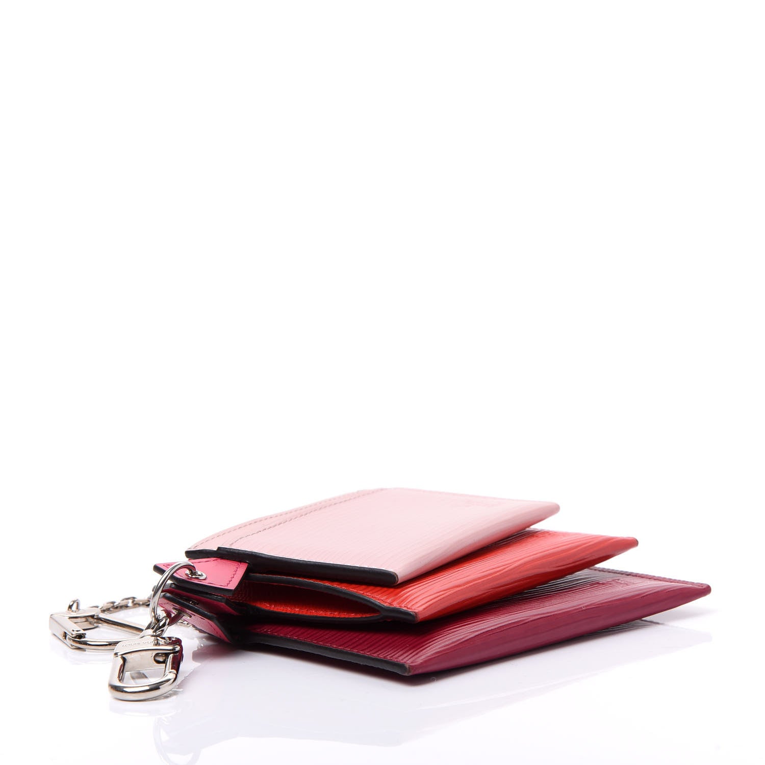 Louis Vuitton Epi Trio Card Case Wallet Rose Ballerine Rouge Fuchsia 3 of 6