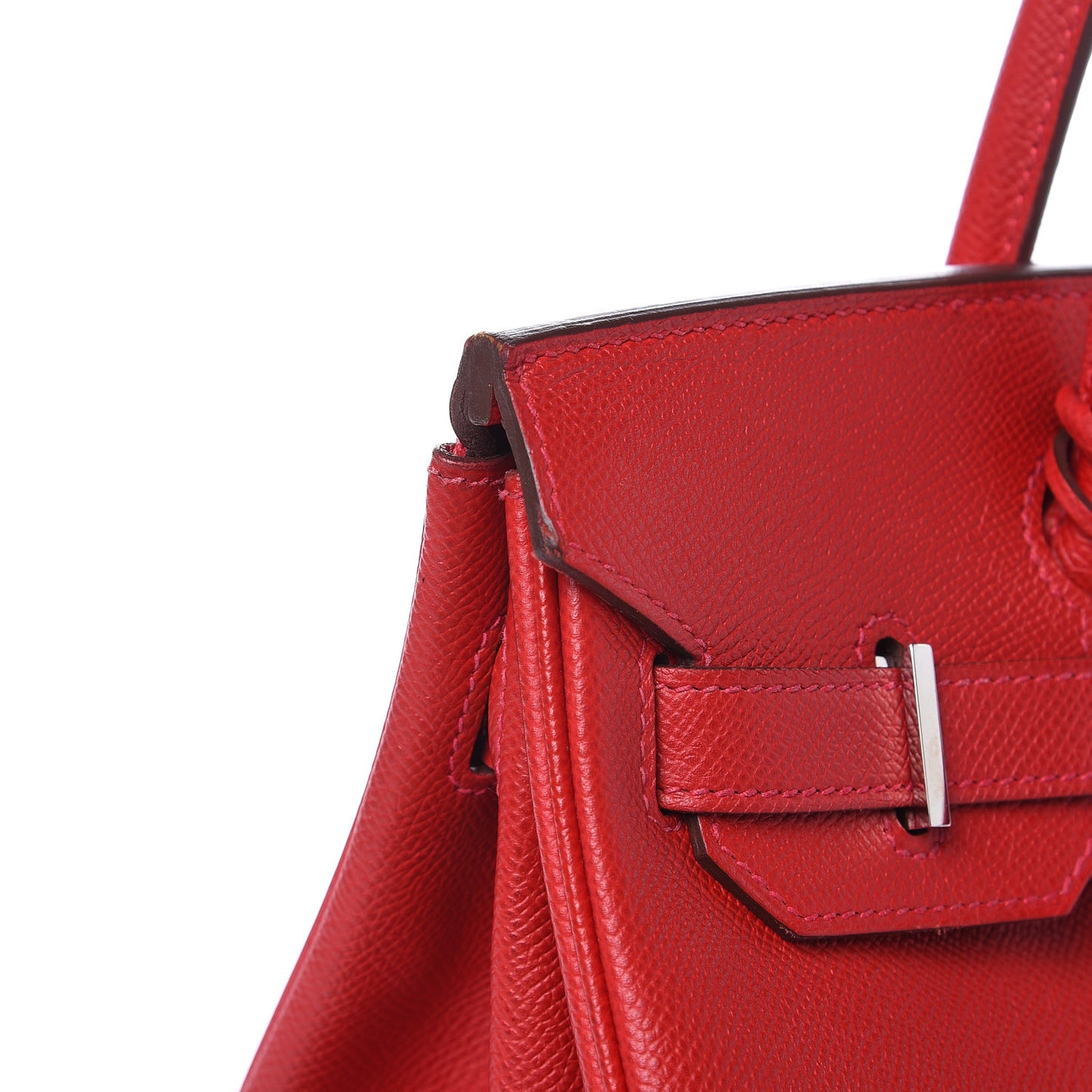 Epsom Birkin 30 Rouge Casaque