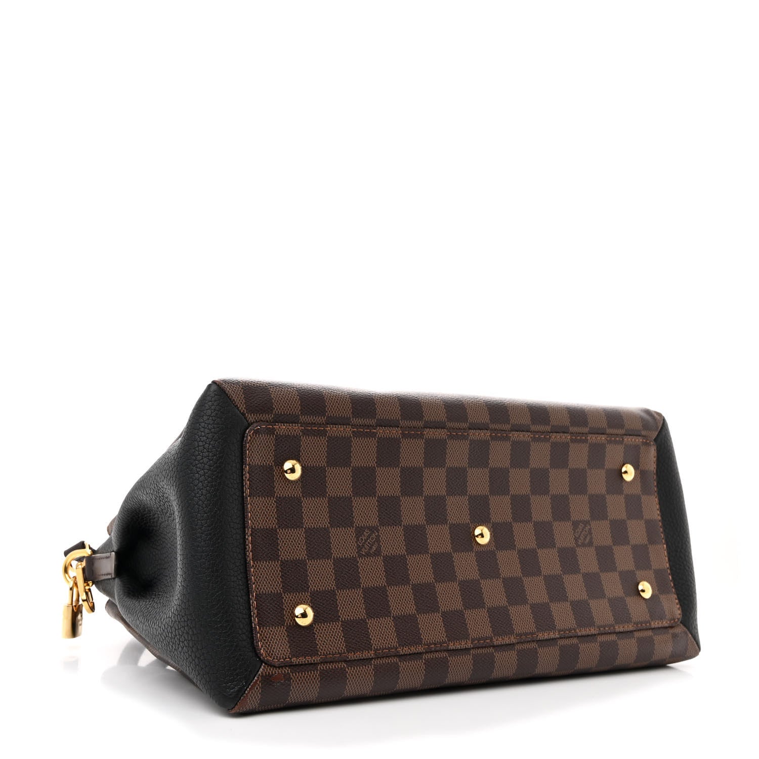 Louis Vuitton Cuir Taurillon Damier Ebene Normandy Black 4 of 11