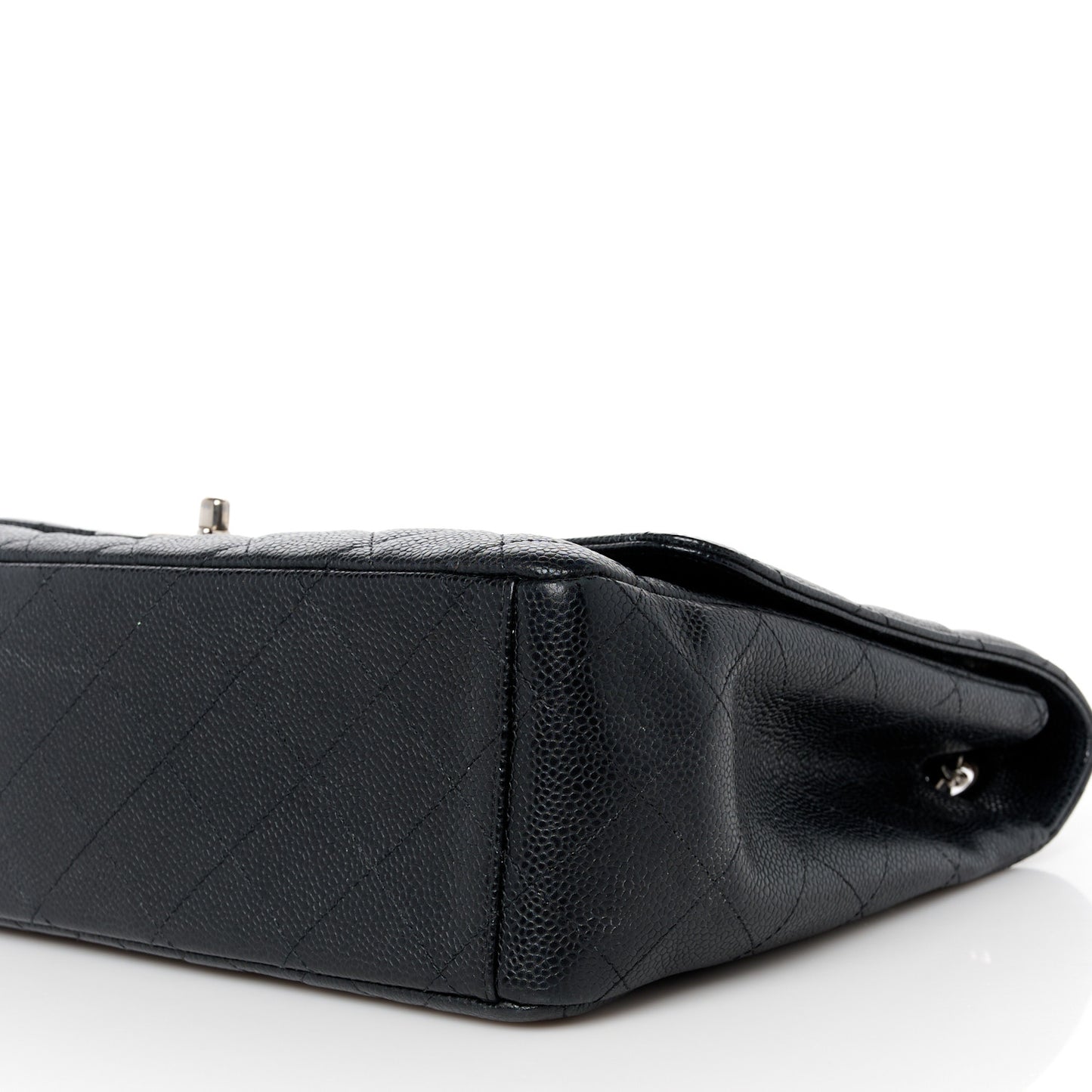 Caviar Quilted Maxi Single Flap Black