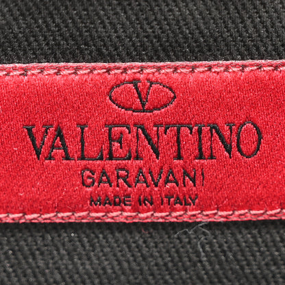Valentino Garavani Vitello Medium Glam Lock Rockstud Flap Black 6 of 9