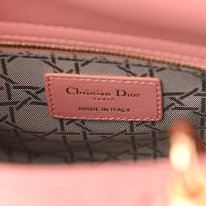 Christian Dior Lambskin Cannage Small Lucky Badges My Lady Dior Pink 6 of 12