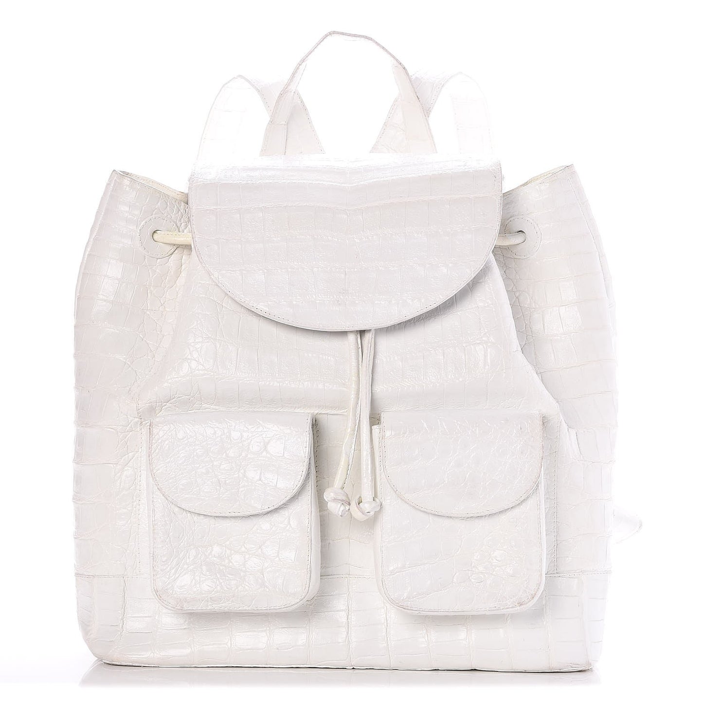 Crocodile Backpack White