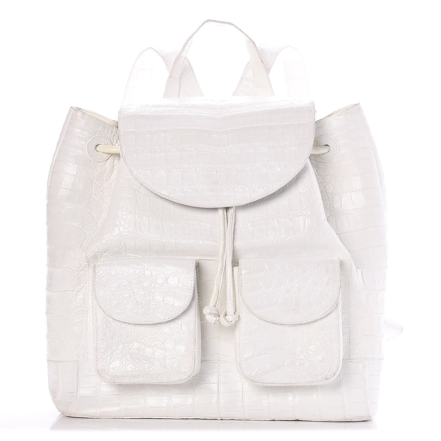 Nancy Gonzalez Crocodile Backpack White 1 of 14