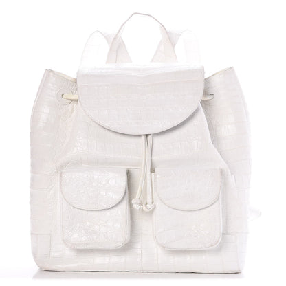 Nancy Gonzalez Crocodile Backpack White 1 of 14