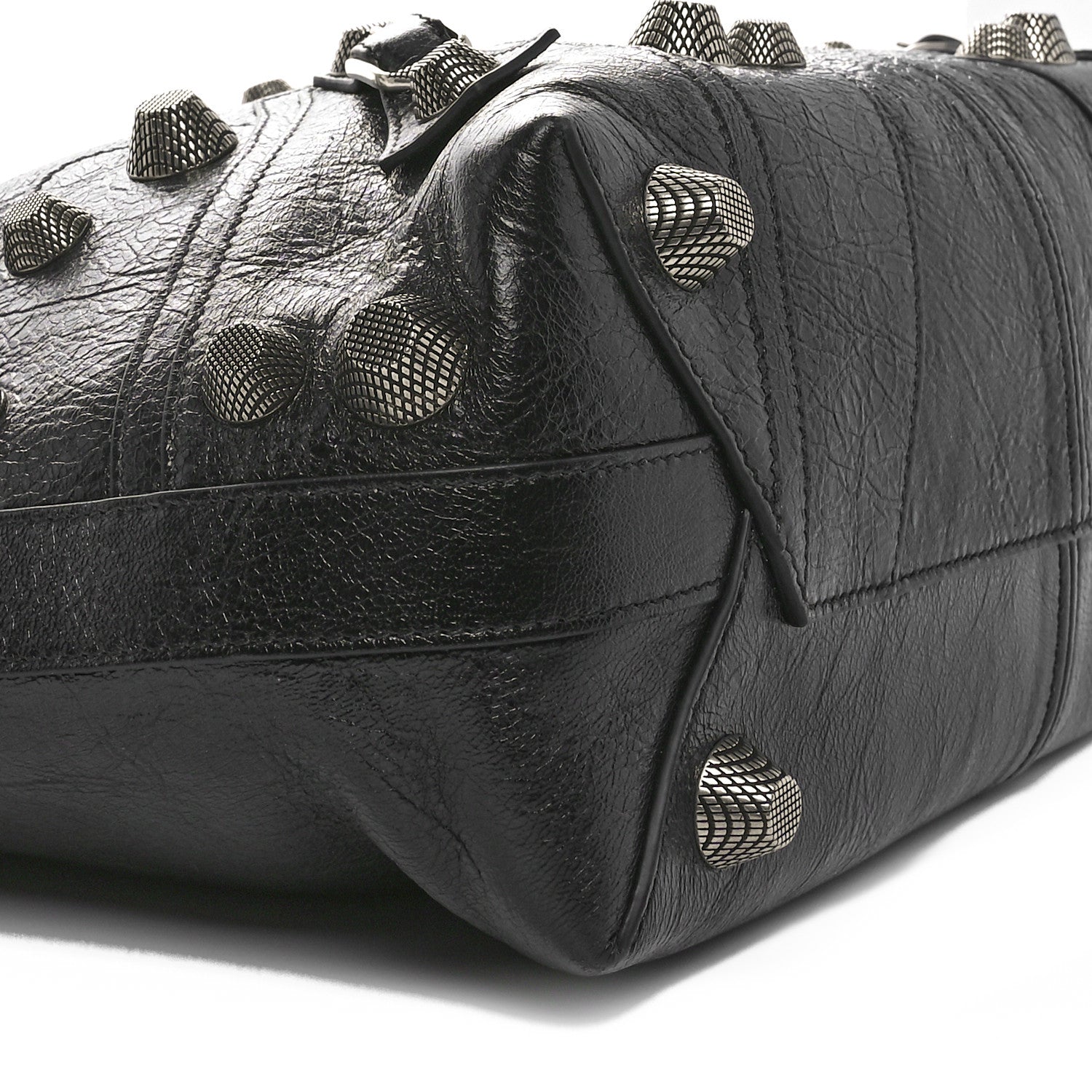 Balenciaga Agneau Arena Medium Le Cagole Carry All Bag Black 9 of 10