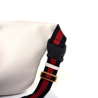 Gucci Grained Calfskin Coco Capitan Logo Belt Bag White 11 of 11