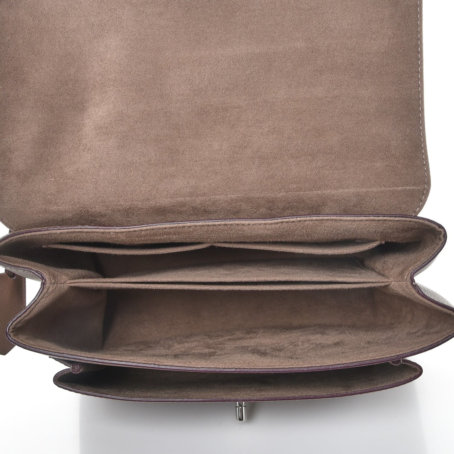Soft Calfskin My Lockme Top Handle Taupe Glace