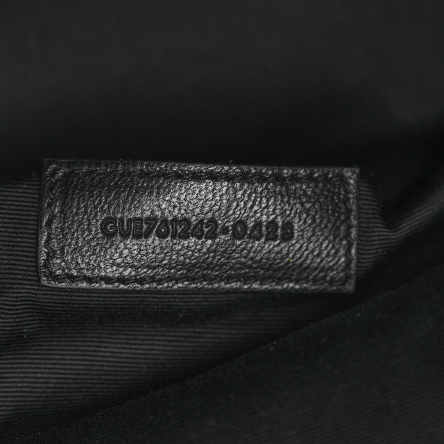 Saint Laurent Lambskin Matelasse Monogram Joe Mini Bucket Bag Black 7 of 12