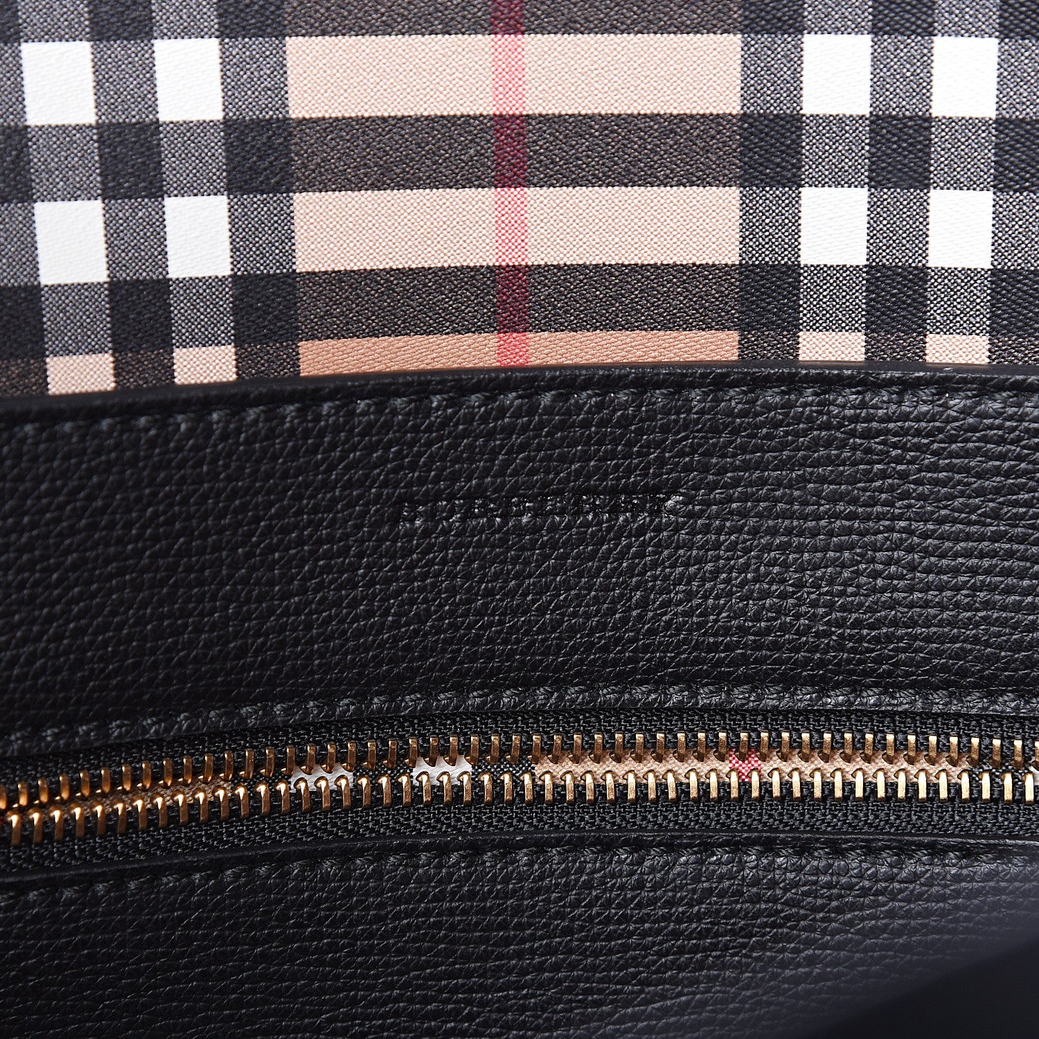 Burberry Calfskin Crest Embossed Small Tote Black 5 of 13