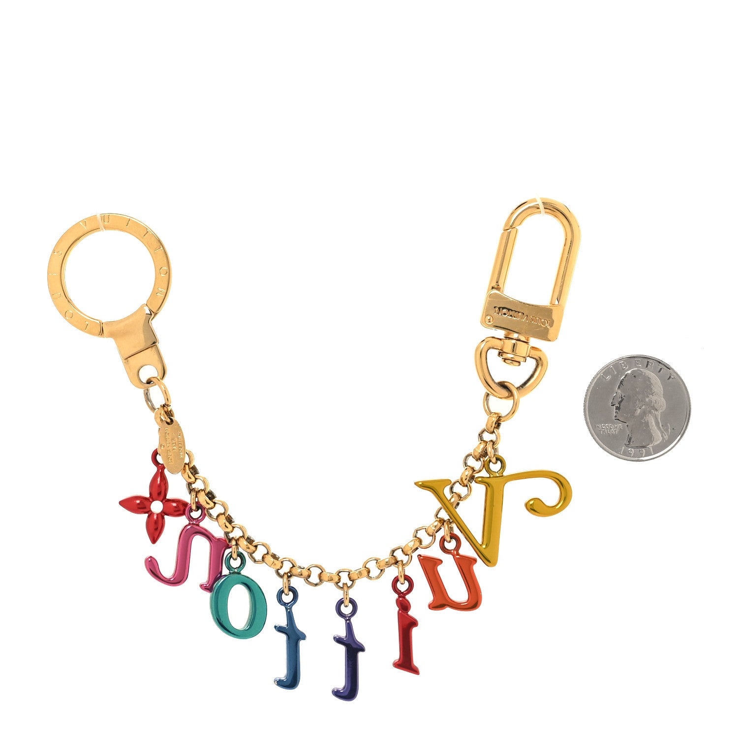 Louis Vuitton New Wave Key Chain Bag Charm Multicolor 2 of 5