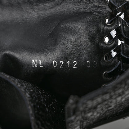 Louis Vuitton Patent Goatskin Monogram Moonlight Half Boots 39 Black 13 of 13