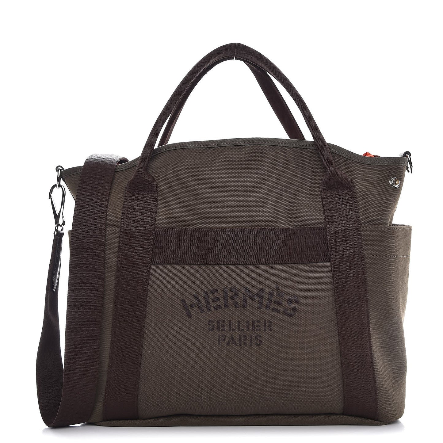 Toile Sac De Pansage Groom Kaki Feu