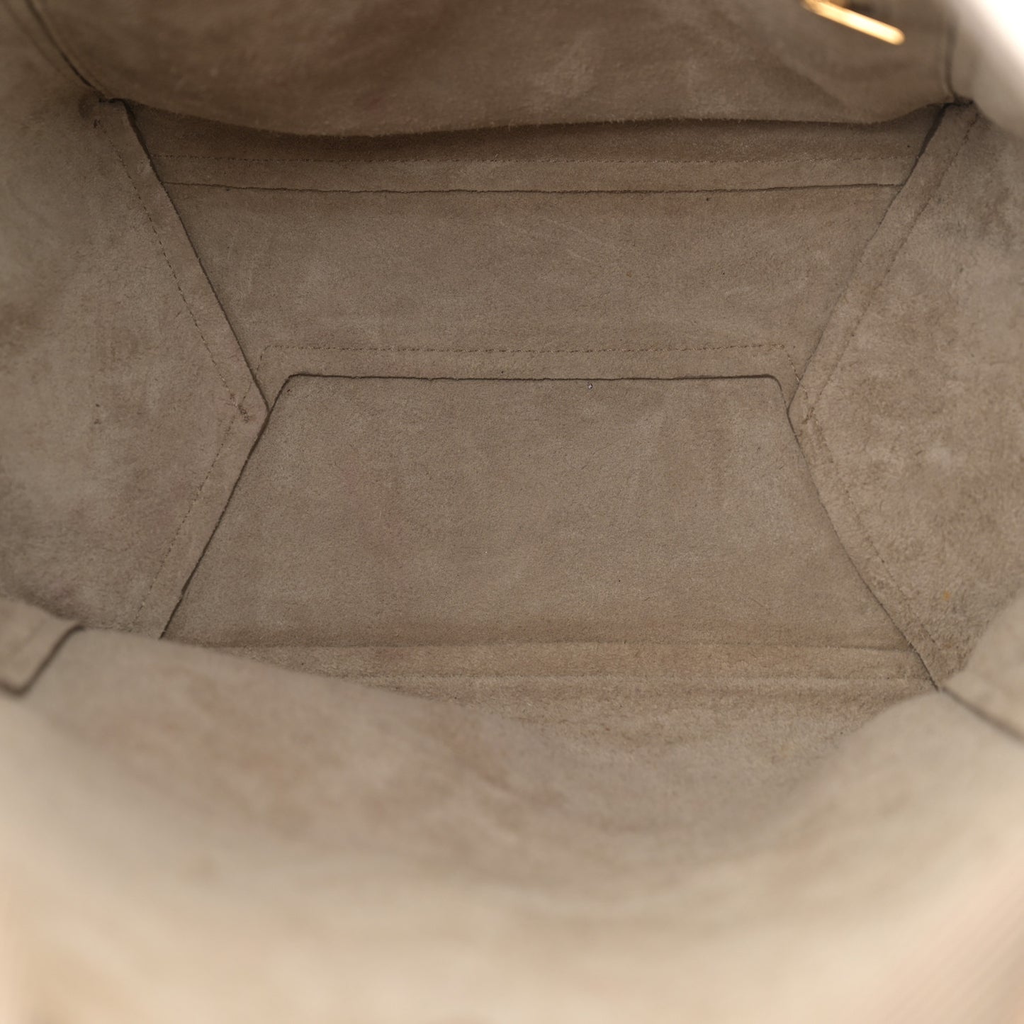 Soft Grained Calfskin Sangle Bucket Bag Dune