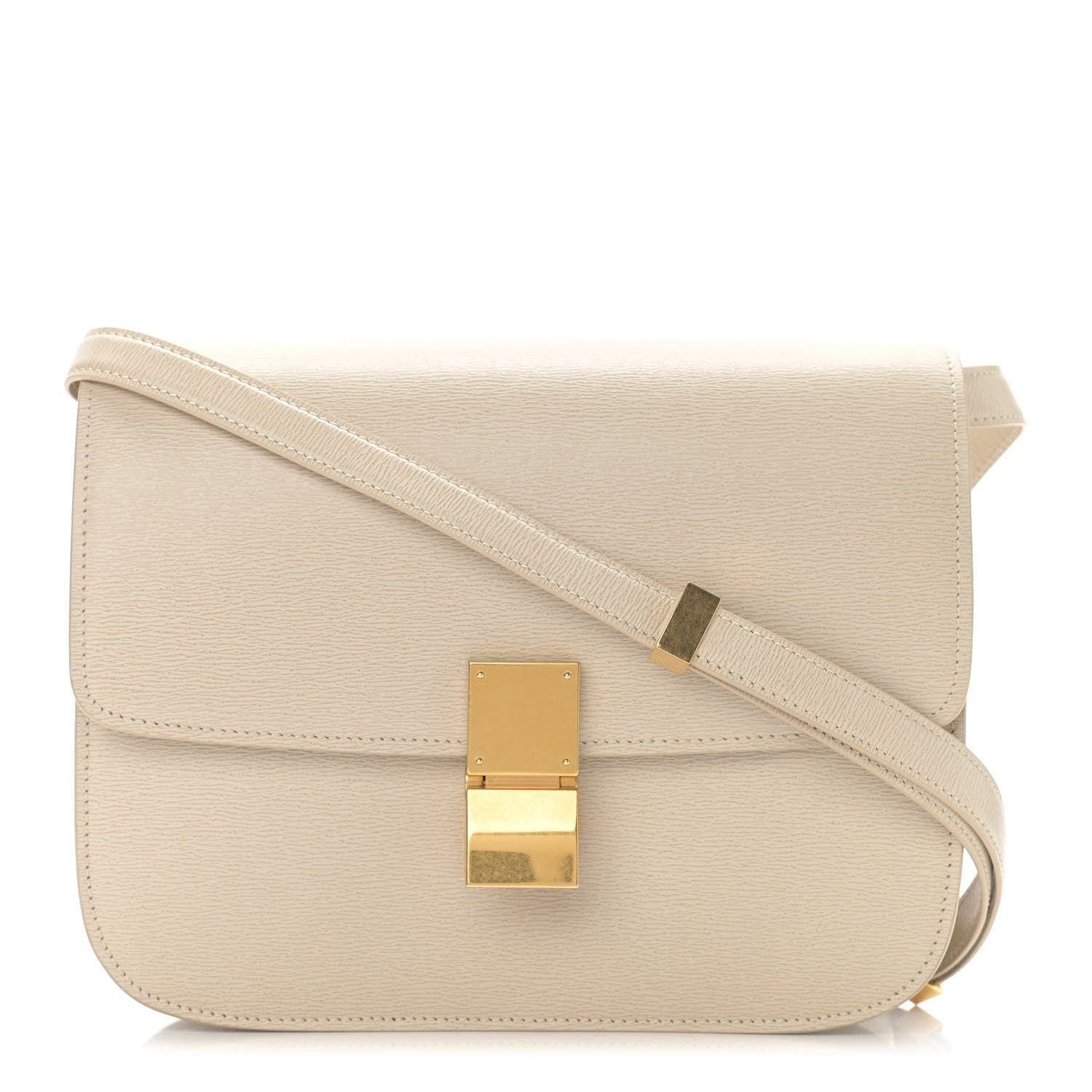 Celine Liege Calfskin Medium Classic Box Flap Bag Linen 1 of 10