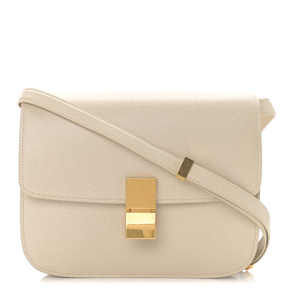 Celine Liege Calfskin Medium Classic Box Flap Bag Linen 1 of 10