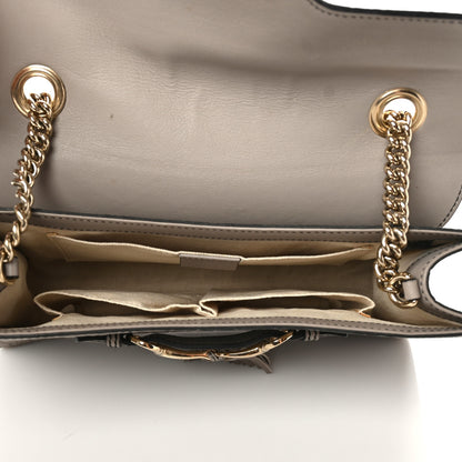 Gucci Soft Guccissima Medium Emily Chain Shoulder Bag Storm Grey 8 of 11