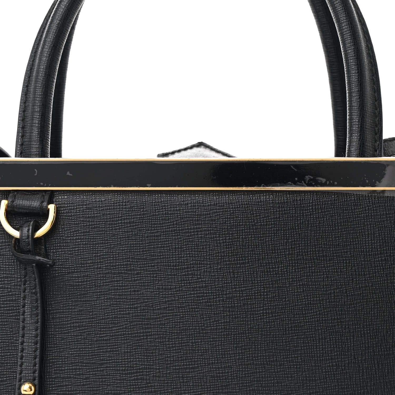 Fendi Vitello Elite Petite 2Jours Tote Black 9 of 11
