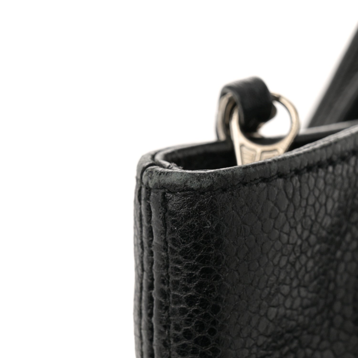 Chanel Caviar CC Shopper Tote Black 12 of 13