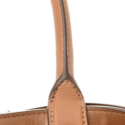 Prada Vitello Belted Tote Caramel 16 of 16