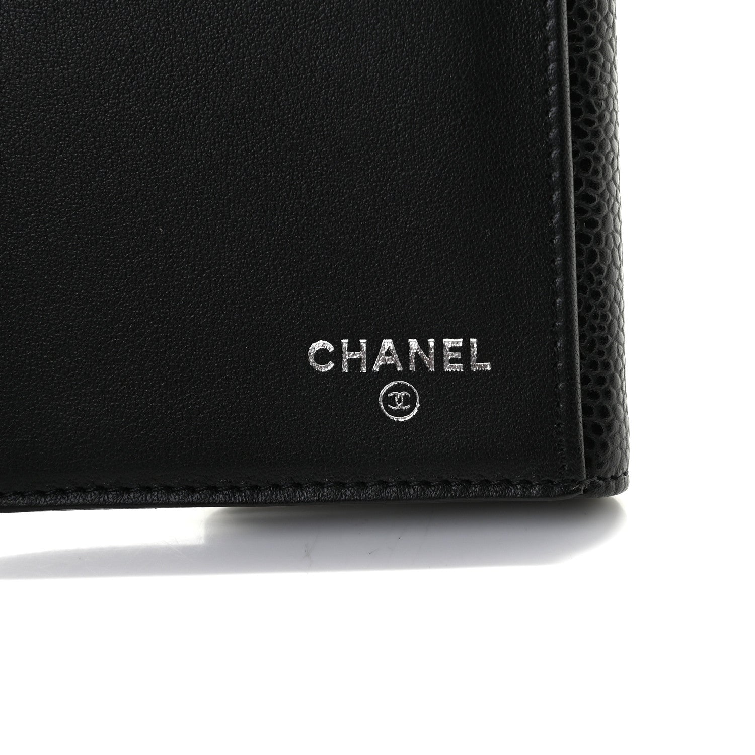Chanel Caviar Timeless CC French Long Wallet Black 7 of 8